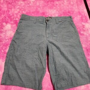 Hurley w/ Nike Dri-Fit‎ Shorts Men's 32 Blue Bermuda Casual Hybrid - Read Size